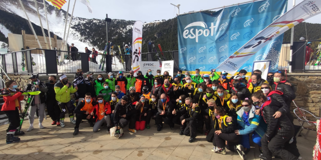 Imatge de després d'una competició d'esquí